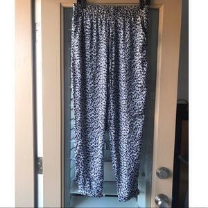 Michael Kors leopard silky joggers SIZE M